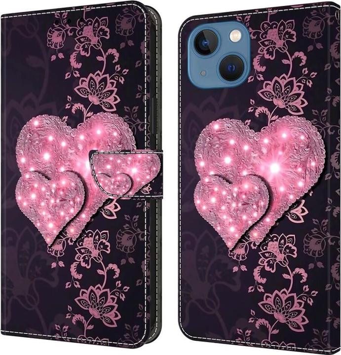 Actual product image Cover-Discount iPhone 15 - 3D Effect Case Cover Hearts (Apple iPhone 15)