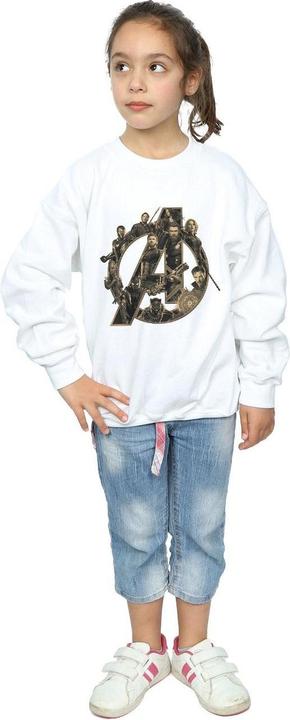 Produktbild Avengers Infinity War Logo Sweatshirt Mädchen (152, 158)