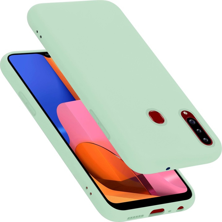 Immagine prodotto Cadorabo Copertura della cassa del silicone liquido TPU (Samsung Galaxy A20s)