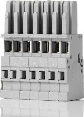 Produktbild Wago 1 Conductor Female Plug, 7 Pole Grey (Diverse)