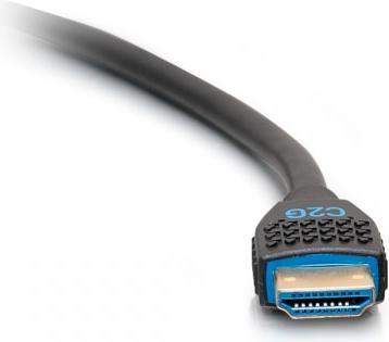 Image du produit C2G Performance Series Câble HDMI ultra-flexible à haut débit, - encastré, CMG-conditionné (FT4) (0.60 m, HDMI)
