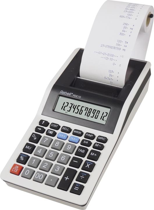 Produktbild Rebell Tischrechner druckend PDC-10 (Batterien)