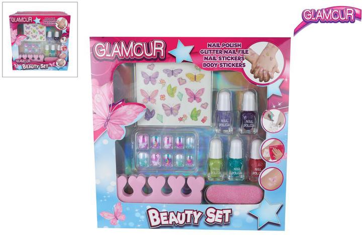 Produktbild Roost Glamour Beauty Nagellack-Set mit Nagelaufklebern