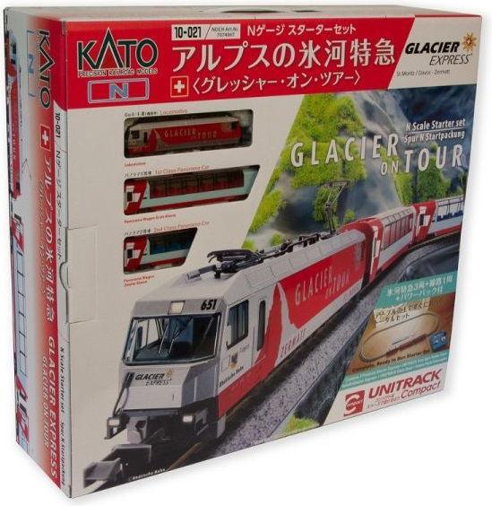 Kato Glacier Express Excellence Class 3-teilige Grundeinheit Spur N