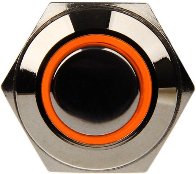 Produktbild DimasTech Schalter/-taster 16mm - Silverline - orange