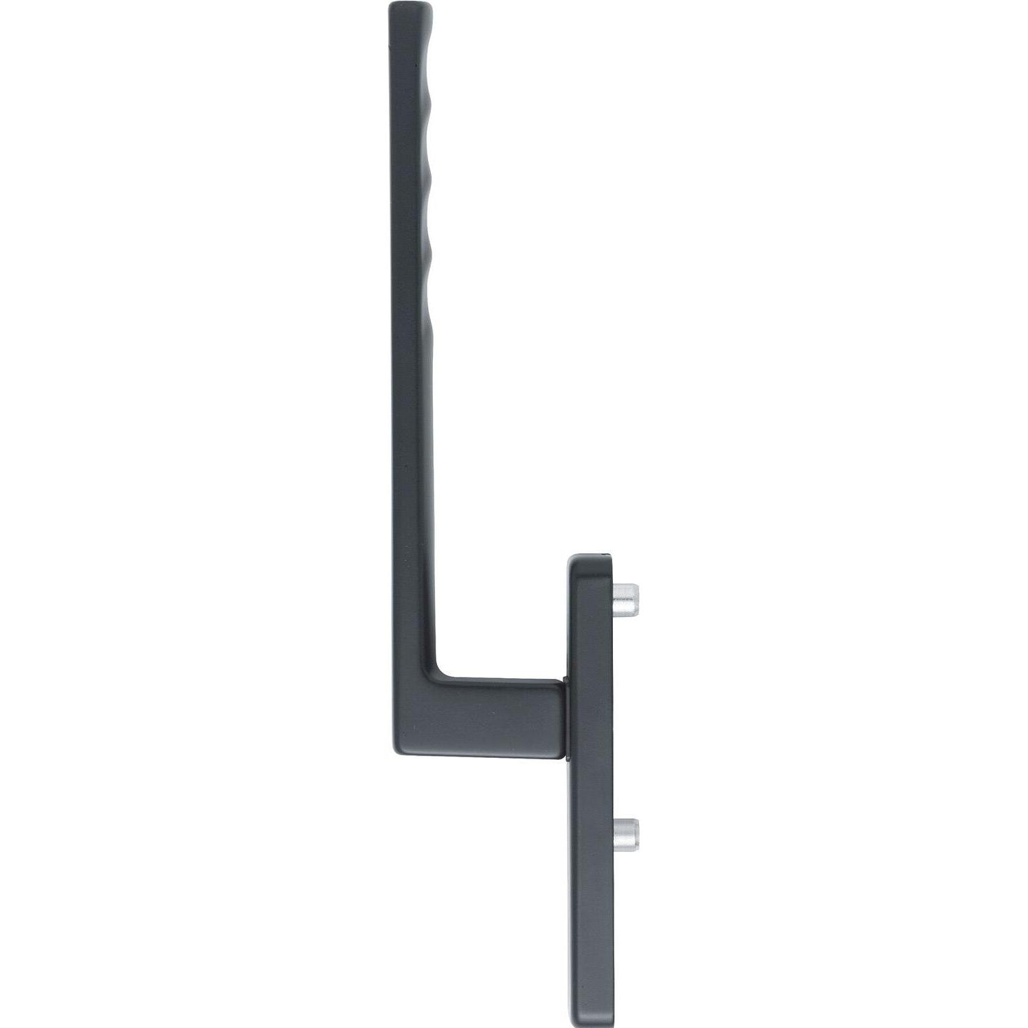 Hoppe, Türgriff + Fenstergriff, Hebeschiebetürgriff TOULON aussen PZ, Länge 253, Aluminium schwarz matt (Türgriff)