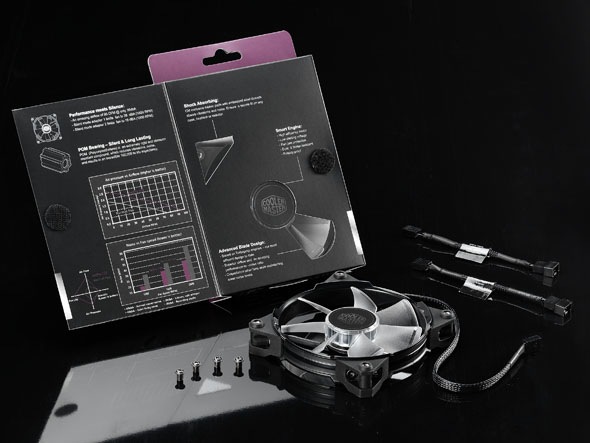 Actual product image Cooler Master Jetflo 120 White LED PWM (120 mm)