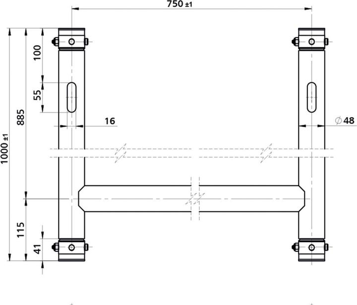 Actual product image Showtec H-Downrigger