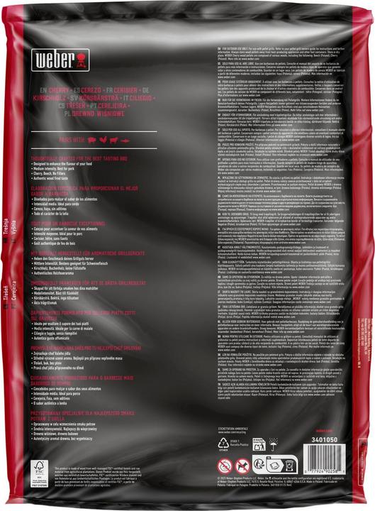 Immagine prodotto Weber SmokeFire Holzpellets Kirschholz - 8 kg FSC (8 kg)