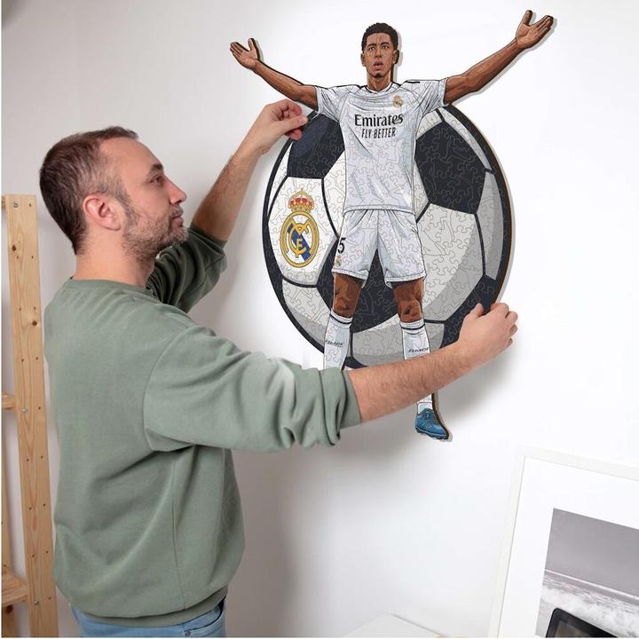 Produktbild Iconic Jude Bellingham - Real Madrid - Holz Puzzle Grösse L (500 Teile) (500 Teile)
