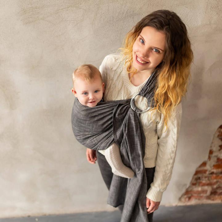 Image du produit Hoppediz Porte-bébé tissé Ring-Sling (2 m)
