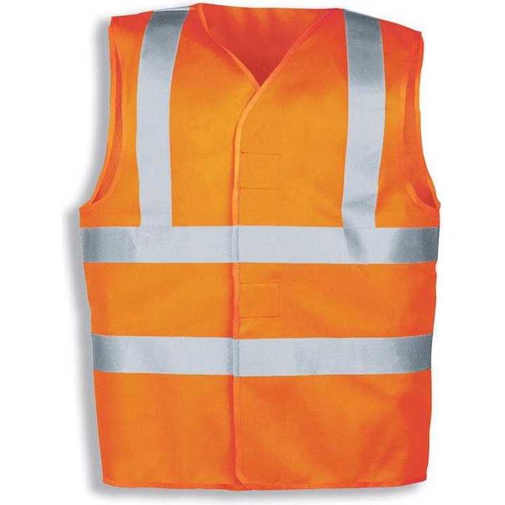 Uvex Safety, Warnweste + Warnshirt, Warnweste Flash, XXL, Orange (XXL)