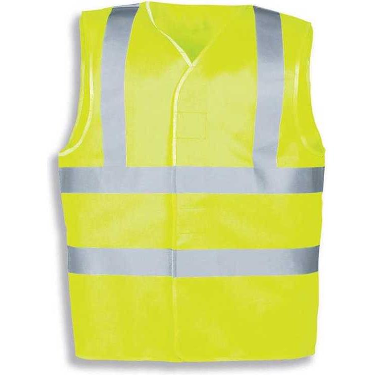 Uvex Safety, Gilet di sicurezza, Gilet ad alta visibilità Flash, M, Giallo (M)