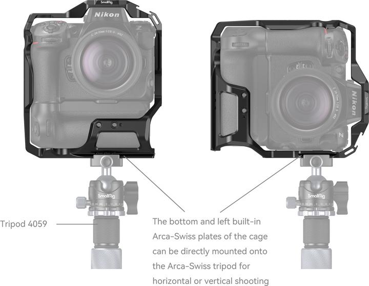 Actual product image SmallRig 3982 Cage for Nikon Z 8 with MB-N12 Battery Grip (Cage)