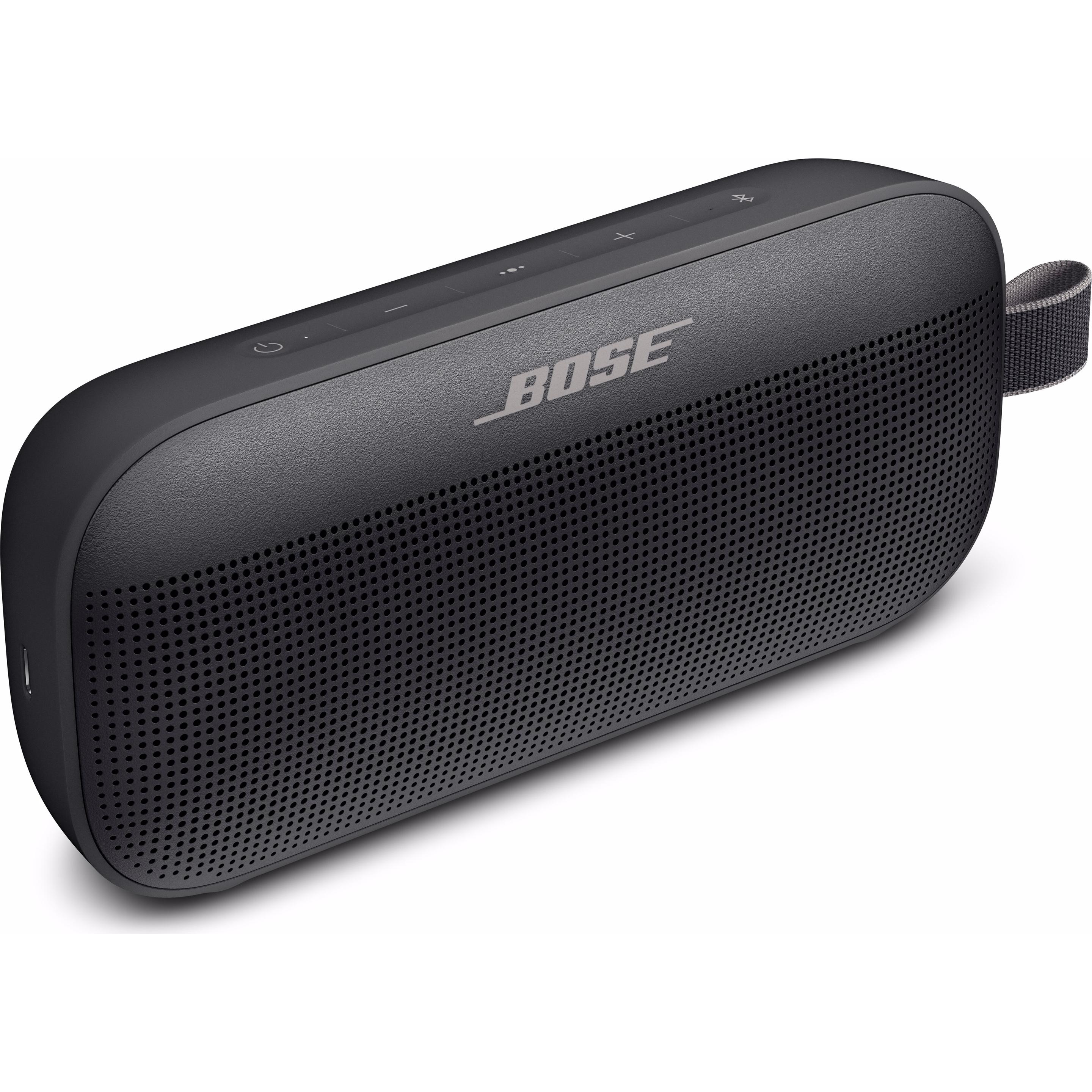Bose SoundLink Flex (12 h, Akkubetrieb), Bluetooth Lautsprecher, Schwarz