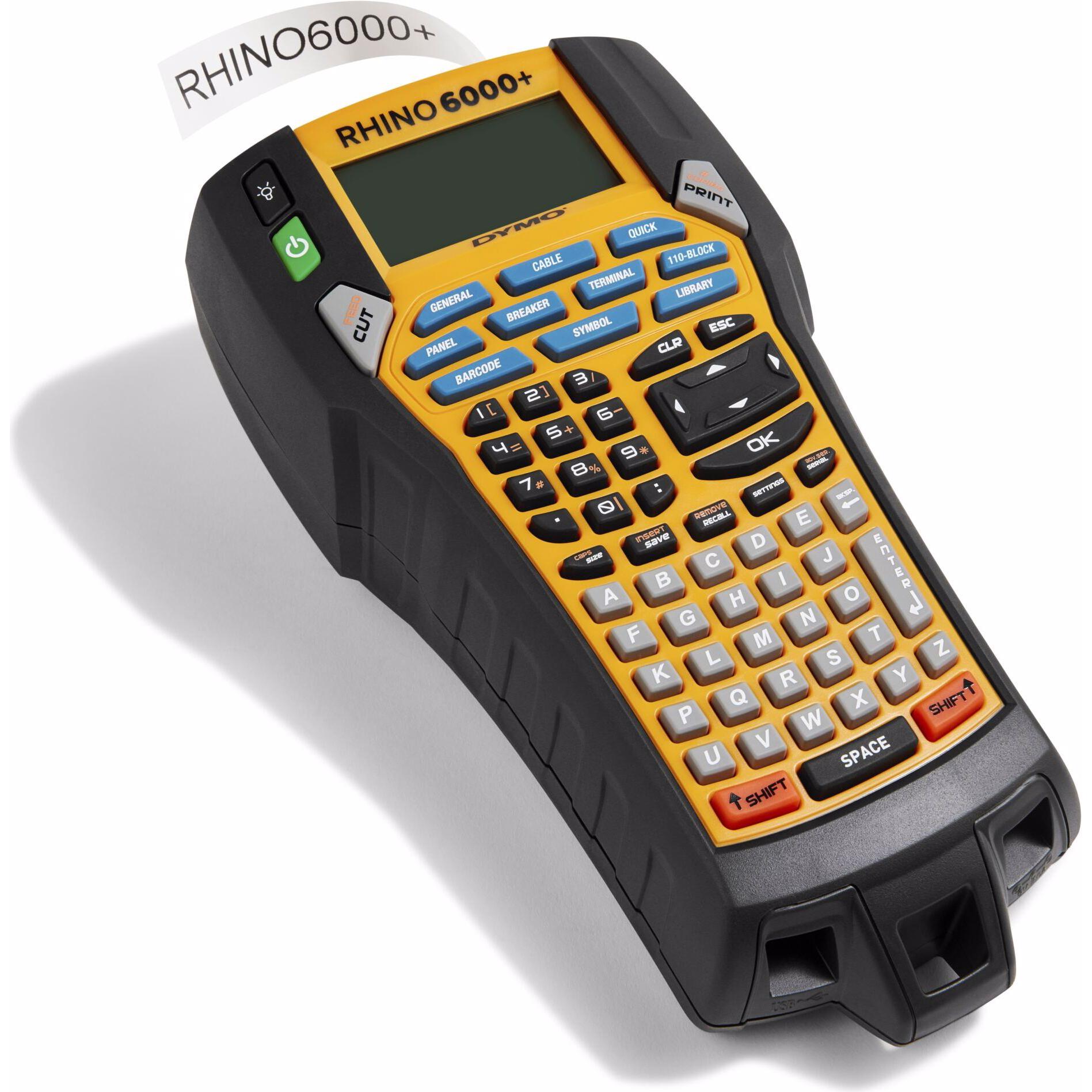 Thumbnail - Dymo Rhino 6000 im stabilen Hartschalenkoffer, Beschriftungsgerät, Gelb, Schwarz