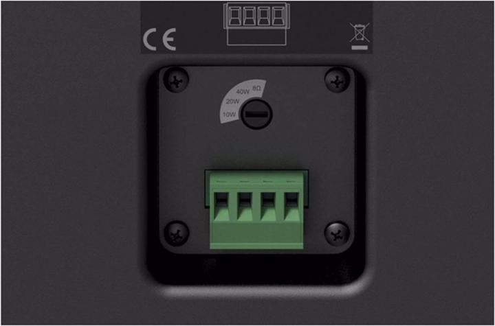 Produktbild Audac WX802MK2B Wandlautsprecher schwarz (Passiv, 1x 70 W)