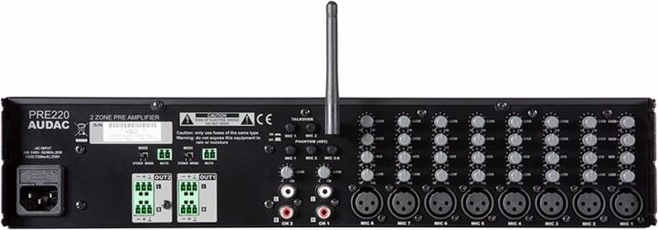 Image du produit Audac PRE 220 Deux zones - (Amplificateur)