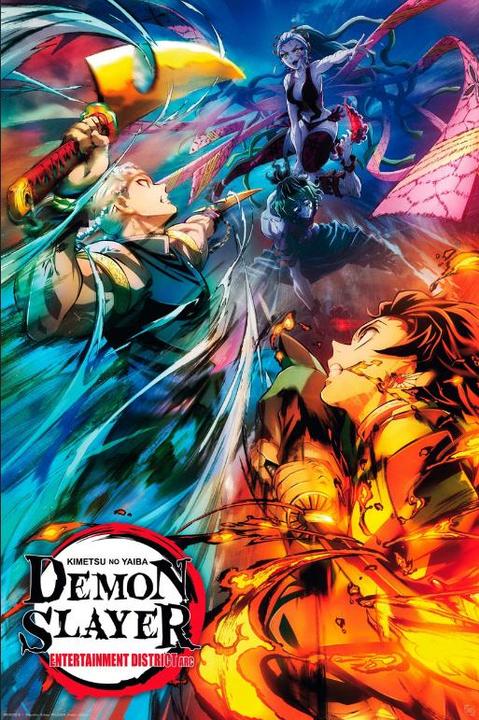Actual product image GB Eye DEMON SLAYER - Poster "Key art 2" roulé filmé 91.5x61 (91.5 x 61 cm)