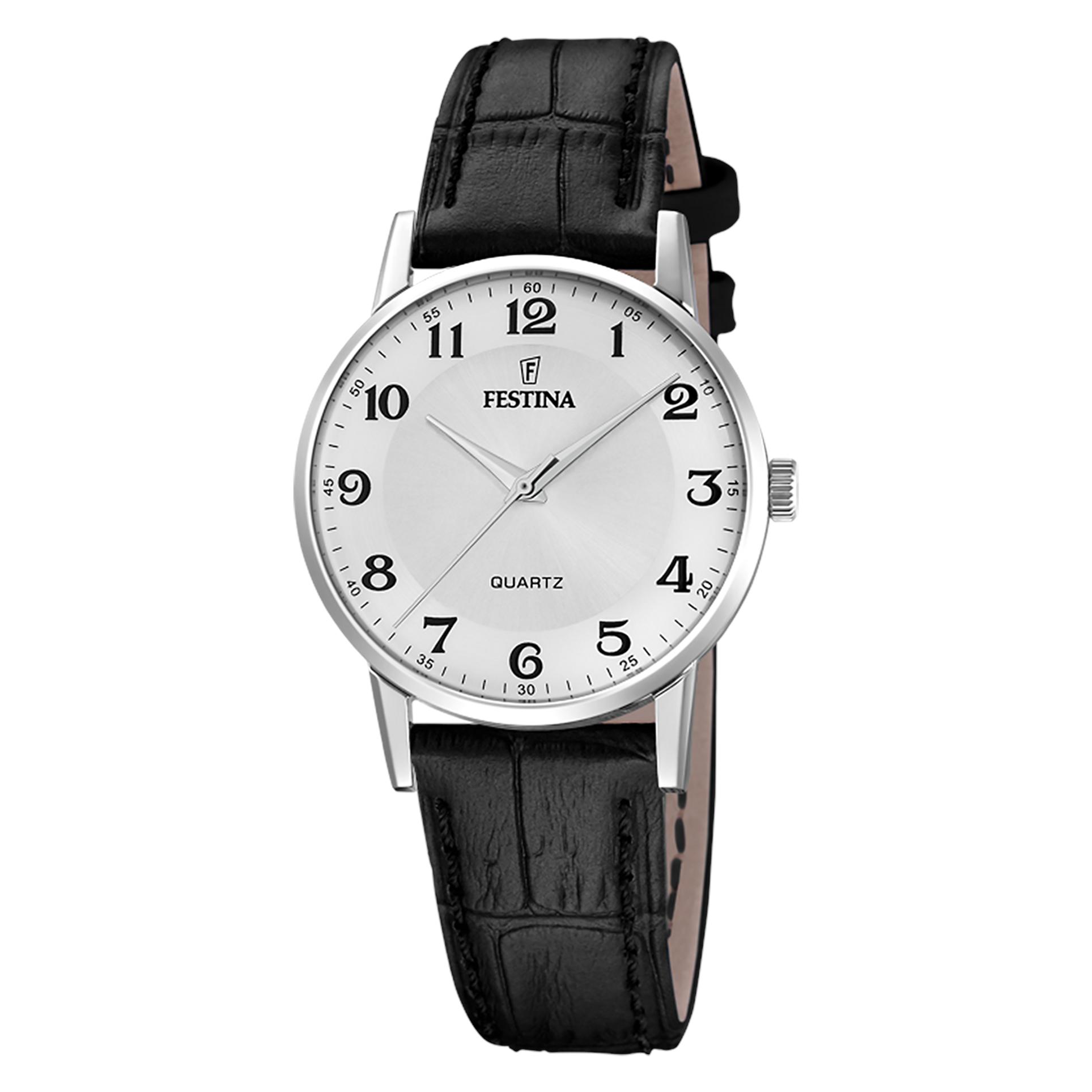 Festina, Horloge, F20691/1, Wit, Zwart, Zilver, (Analoog Horloge, 29 mm)