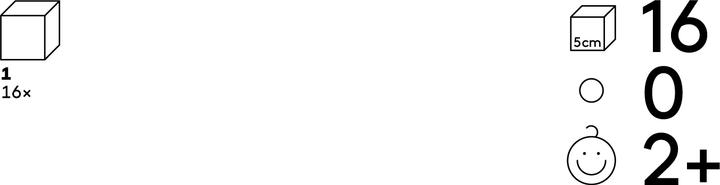 Image du produit Cuboro CUBES - le set extra 16 éléments (221)