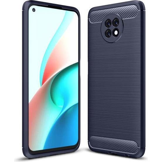MU Style Carbon Fiber TPU Softcase Series (Xiaomi Redmi Note 9T 5G, Xiaomi Redmi Note 9 5G), Smartphone Hülle, Blau