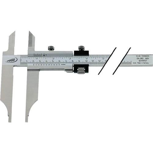 Helios Preisser HELIOS.PREISSER Werkstattmessschieber DIN862 800mm m.Spitzen u.FE Schnabel-L.150mm H.PREISSER (02... (80 cm) (204087)