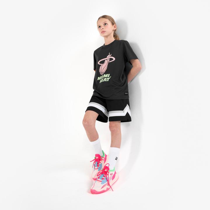 Actual product image Tarmak Kids Basketball Shoes Low NBA Miami Heat - Fast 900 Low-1 pink (39)