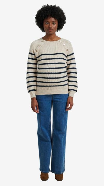 Actual product image Vertbaudet Umstands-Pullover im Matrosenlook mit Stillöffnung an der Schulter (32, 34)