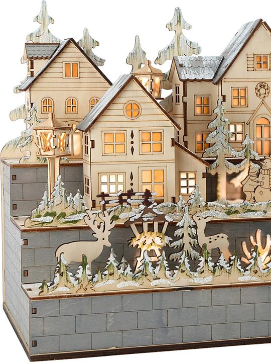 Actual product image small foot Lamp Winter Village