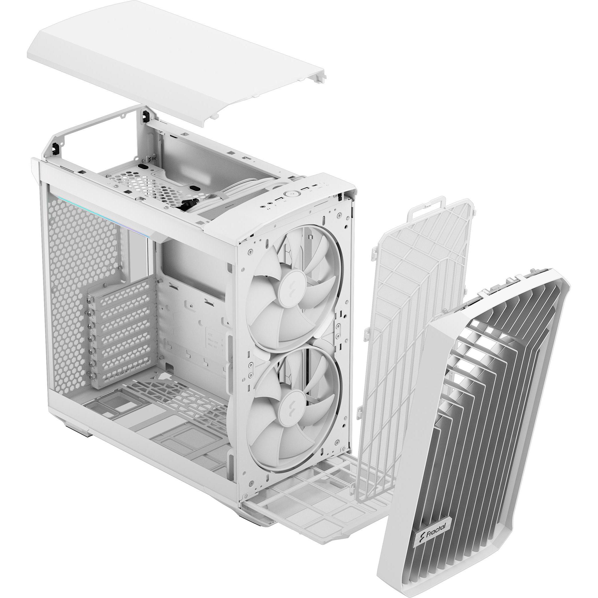 Thumbnail - Fractal Torrent Compact (ATX, mATX, Mini-ITX, E-ATX, SSI CEB), PC Gehäuse, Weiss