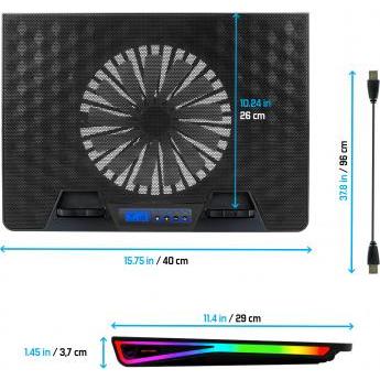 Thumbnail - Spirit Of Gamer Airblade 800, Notebook Ständer, Schwarz