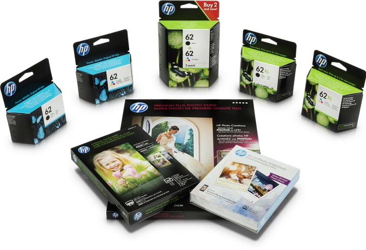 Actual product image HP 62 (C, FC, M, Y)