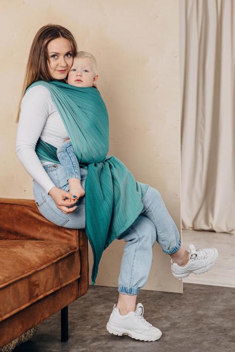 Produktbild Lennylamb Little Herringbone - Ombre Green (4.60 m)