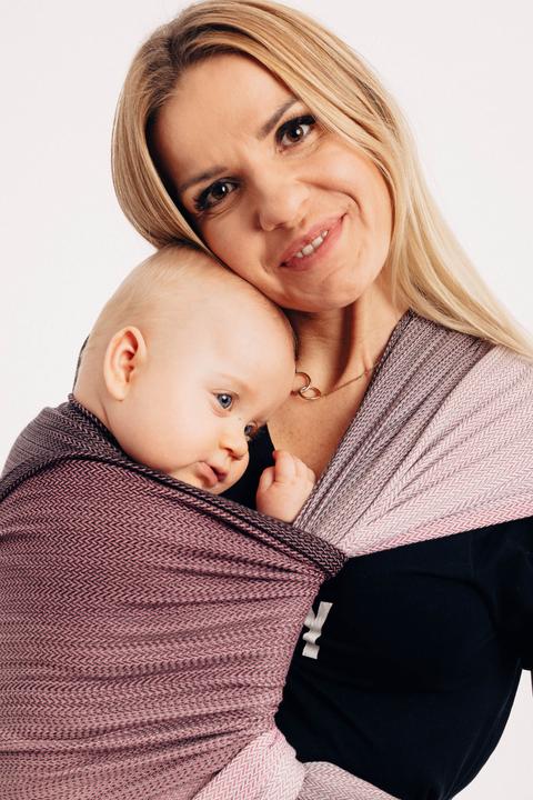 Actual product image Lennylamb Little Herringbone - Ombre Pink (4.60 m)