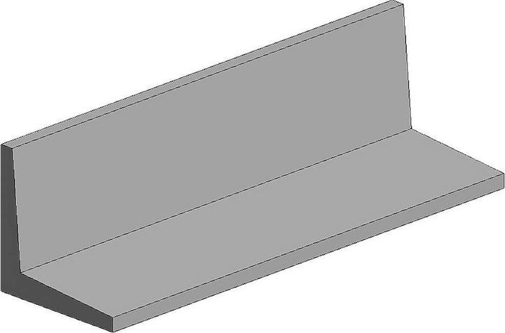 Aztek 35cm Hoekprofiel, ondoorzichtig P-Styreen 2,0mm (4 stuks)