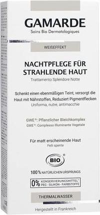 Produktbild Gamarde BIO-Nachtpflege strahlender Teint GWE Komplex & Thermalwasser - 40g - (Nachtcreme)