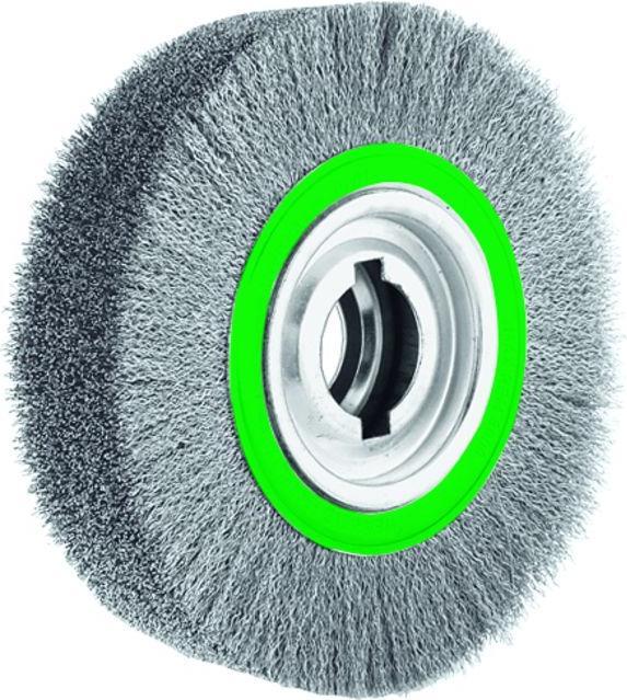 Productafbeelding Lessmann Ronde borstel Ø 250 mm Draaddikte 0.35 mm VA 60 mm 3600 min-¹