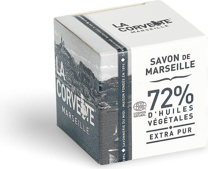 Actual product image La Corvette savon de Marseille extra pur cube solid (Hard soap, 200 g)