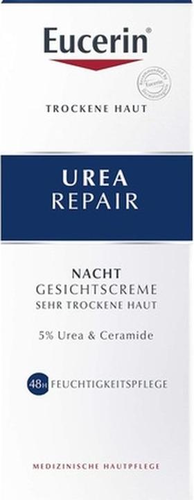 Immagine prodotto Eucerin Crema viso notte Urea Repair 5%, 50 ml Crema (50 ml, Crema notte, SPF 15)