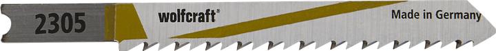 Produktbild wolfcraft 2 Stichsägeblätter HCS L=80mm U-Schaft