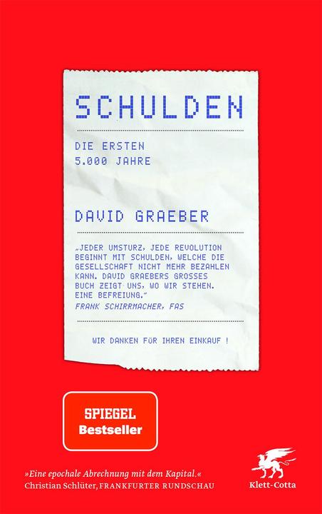 Produktbild Schulden (Deutsch, David Graeber, 2022)