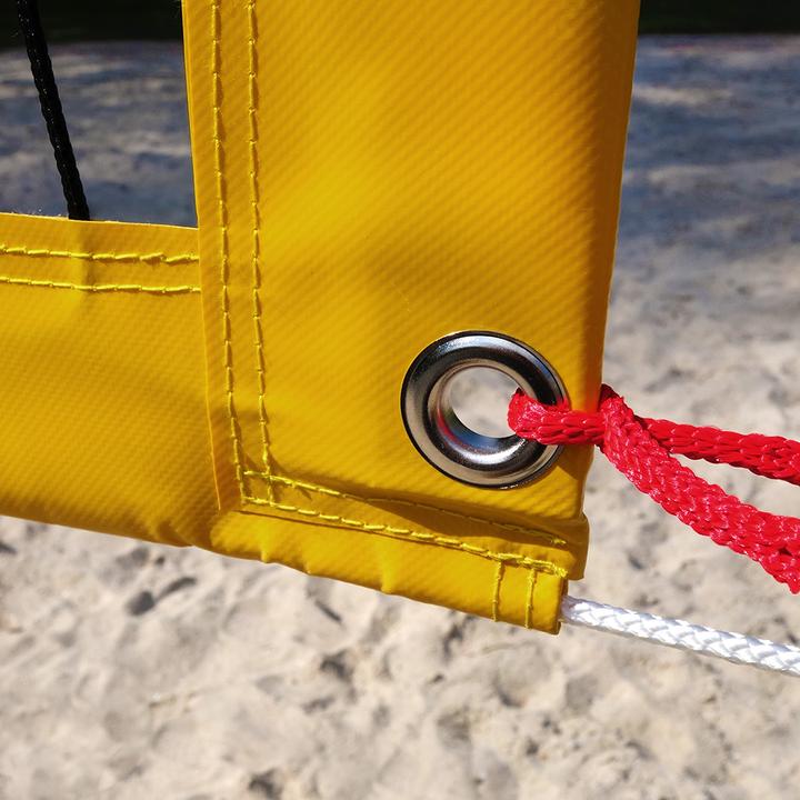 Immagine prodotto Funtec Pro Beach Net Plus, 8,5 M, Per Reti Da Beach Volley Permanenti, Con Pezzi Laterali Extra Forti