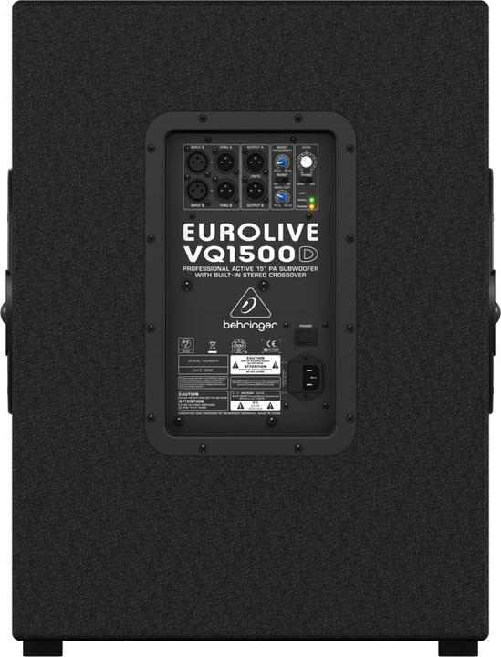 Produktbild Behringer Eurolive VQ1500D (Subwoofer aktiv, 1 Stk., 1x 500 W)