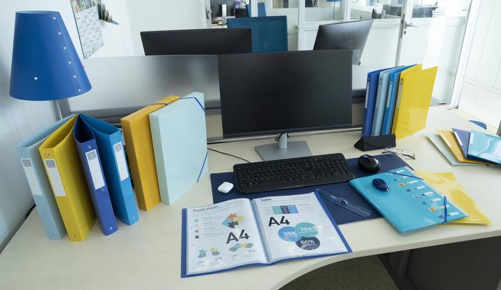 Produktbild Exacompta Ringbuch Set BeeBlue (A4, 40 mm)