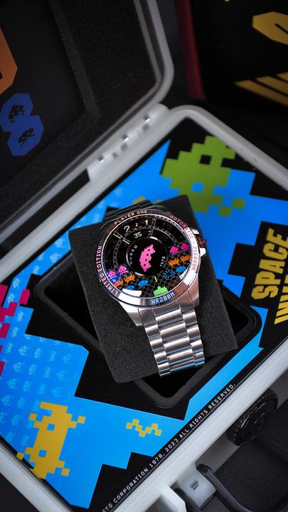 Actual product image Nubeo NB-6082-SI-11 Men's watch Quasar Automatic Limited 48mm 20ATM