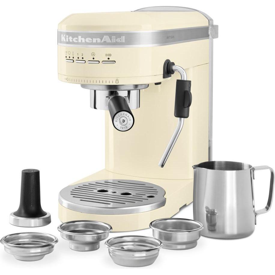 Thumbnail - KitchenAid Halbautomatische Espressomaschine ARTISAN, Siebträgermaschine, Beige
