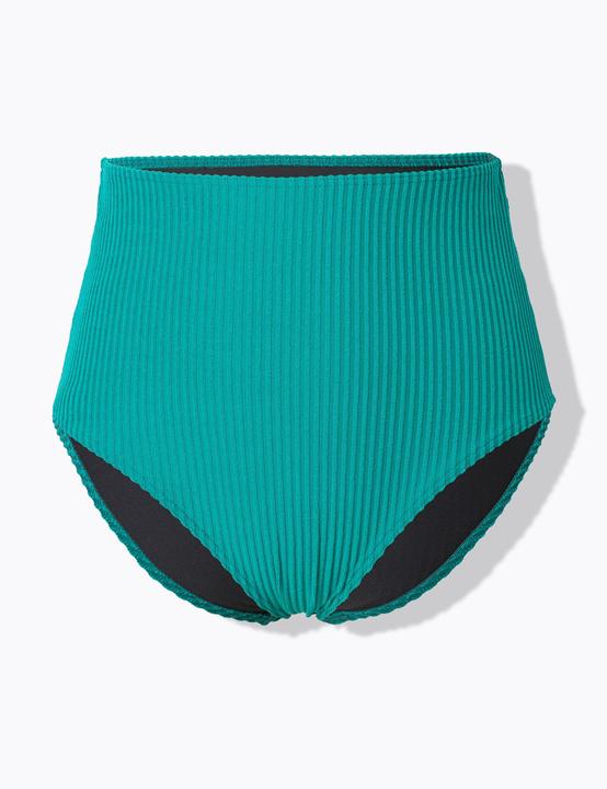 Image du produit Studio Untold Bas de bikini, shorty taille haute, matière texturée (52)