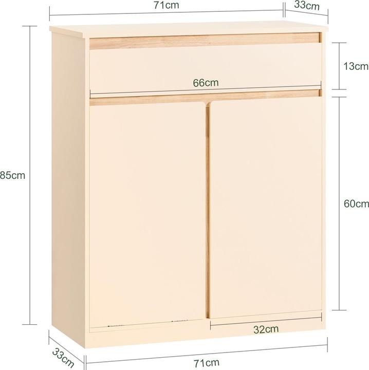 Image du produit SoBuy Armoire à linge
