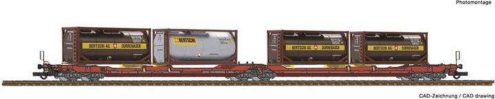 Roco 77389 Wagon HO Articulé ÖBB / RCW à Conteneurs Citernes, époque VI (neuf)